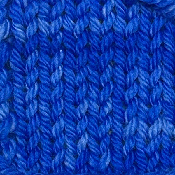 Sky colored blue hand dyed yarn for knitting and crochet in different yarn types and skein sizes