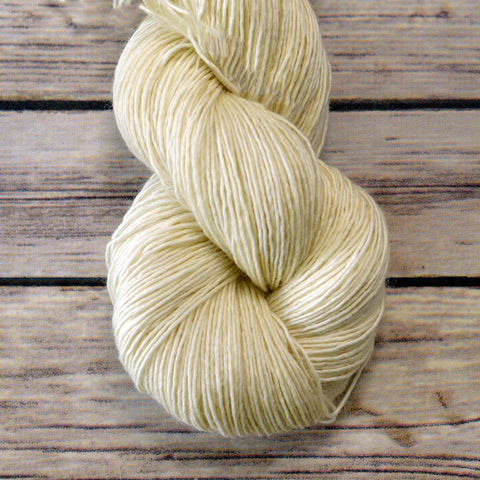 Single ply yarn for knitting and crochet projects, fingering weight yarn in hand dyed colors