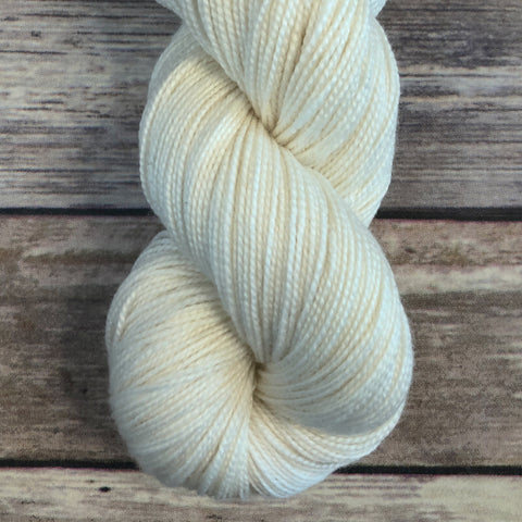 two ply twisted yarn for knitting and crochet projects, fingering weight yarn in hand dyed colors