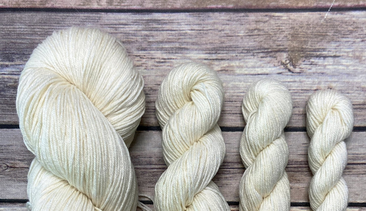 Our Size Skeins: Full, Half, Mini, and Micro