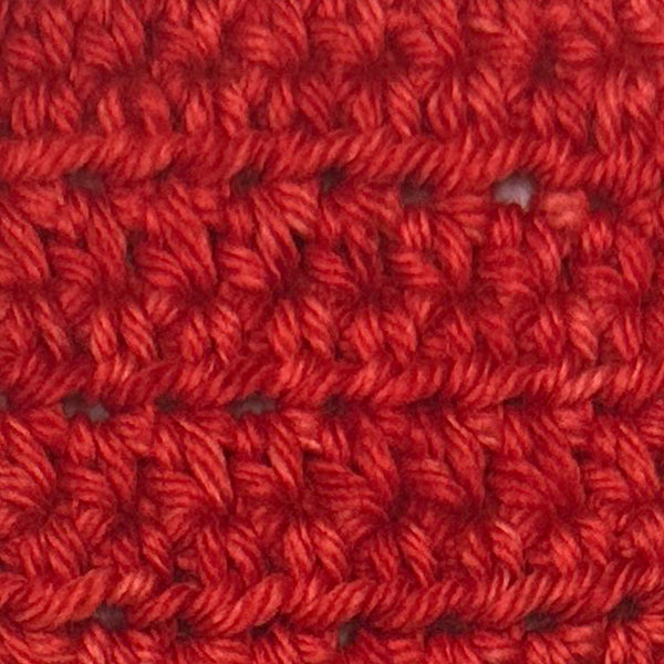 Apple  colored red hand dyed yarn for knitting and CroChet in different yarn types and skein sizes