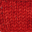 Apple colored red hand dyed yarn for knitting and CroChet in different yarn types and skein sizes