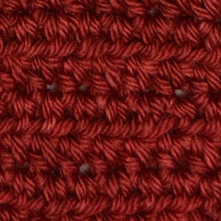Brick red colored hand dyed yarn for knitting and crochet in different yarn types and skein sizes