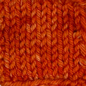 Trailblazer orange colored hand dyed yarn for knitting and crochet in different yarn types and skein sizes