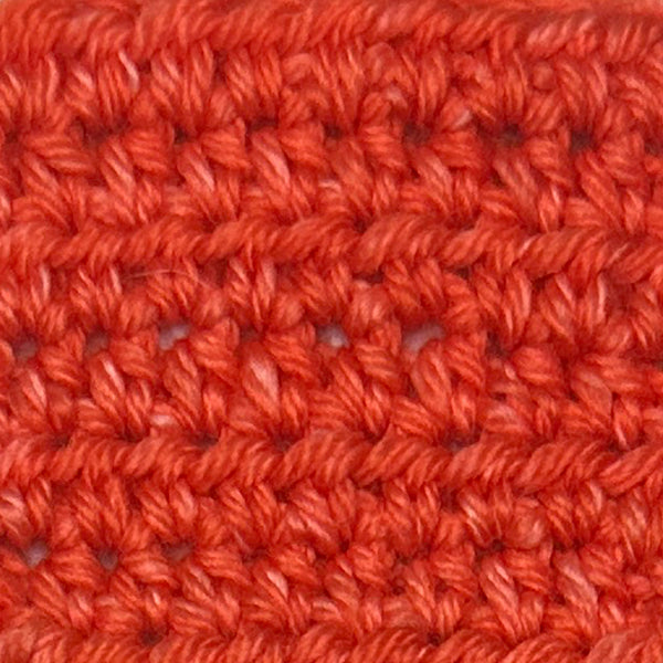 papaya orange colored hand dyed yarn for knitting and crochet in different yarn types and skein sizes