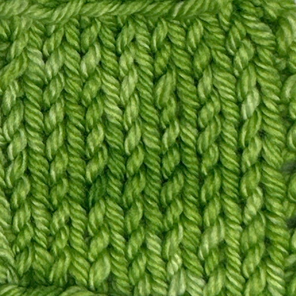Wasabi colored green hand dyed yarn for knitting and crochet in different yarn types and skein sizes