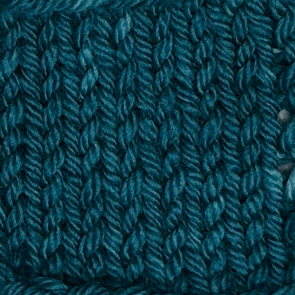 Bluegrass colored teal hand dyed yarn for knitting and crochet in different yarn types and skein sizes