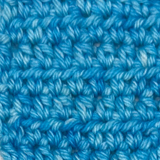 Pool colored blue hand dyed yarn for knitting and crochet in different yarn types and skein sizes