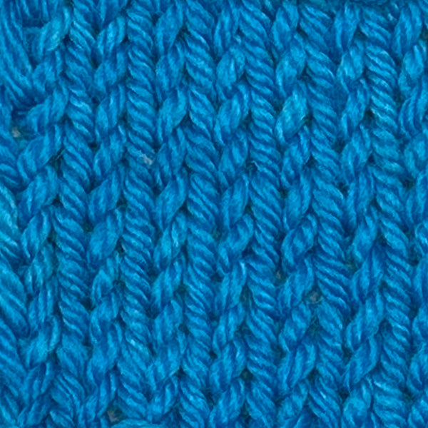 waterfall colored blue hand dyed yarn for knitting and crochet in different yarn types and skein sizes
