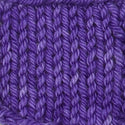 Ultraviolet colored purple hand dyed yarn for knitting and crochet in different yarn types and skein sizes