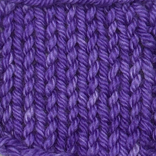 Ultraviolet colored purple hand dyed yarn for knitting and crochet in different yarn types and skein sizes