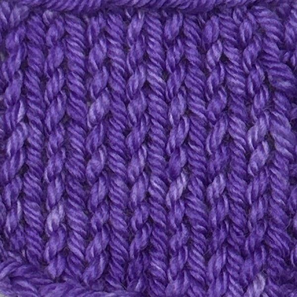 Lilac colored purple hand dyed yarn for knitting and crochet in different yarn types and skein sizes