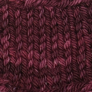 Garnet colored red purple hand dyed yarn for knitting and crochet in different yarn types and skein sizes