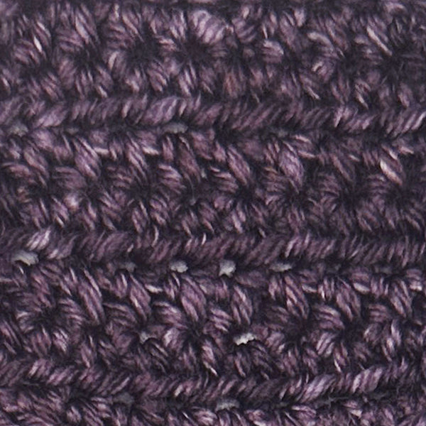 Eggplant colored purple brown hand dyed yarn for knitting and crochet in different yarn types and skein sizes
