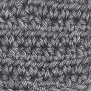 fog colored medium gray hand dyed yarn for knitting and crochet in different yarn types and skein sizes