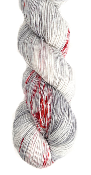 wool hand dyed yarn album cover themed shade of gray with red speckled areasmixtape music collection young forever jay-z mr. hudson alphaville song themed color