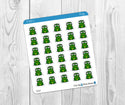 Frog Stickers - Multiple Choices Available - The Woolly Dragon
