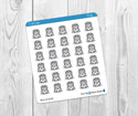 Frog Stickers - Multiple Choices Available - The Woolly Dragon