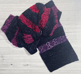 Lace Trim Scarf Knitting Pattern