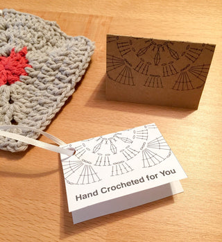 Printable gift card for crocheted gifts christmas and birthday presents